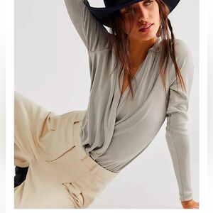 NWOT Women’s Free People Turnt Bodysuit